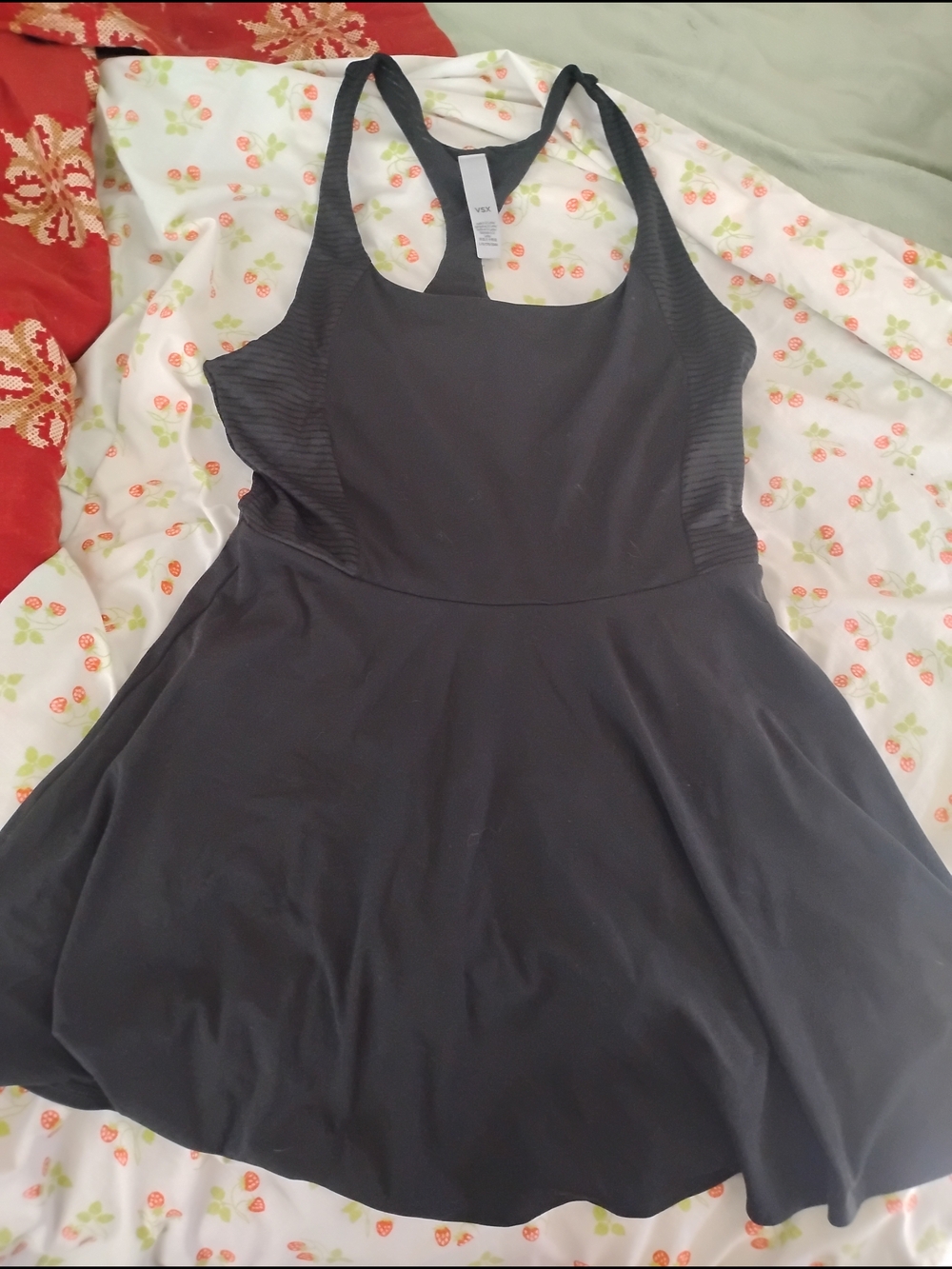 Black Racerback Skater Dress